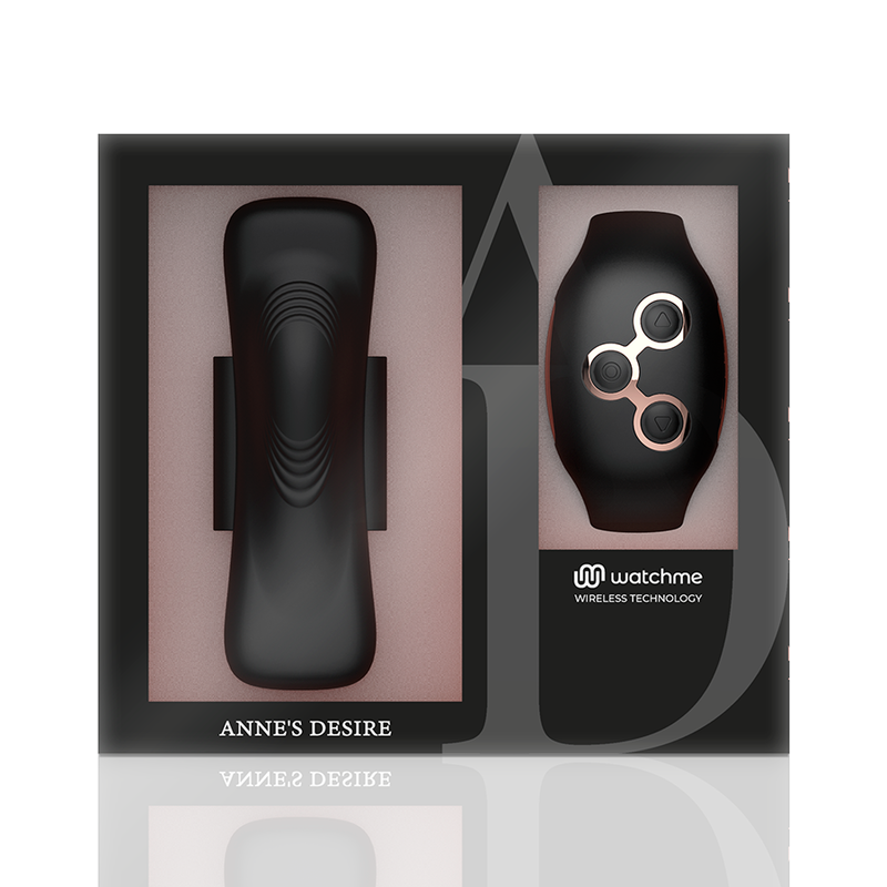 ANNE'S DESIRE - PANTY PLEASURE TECNOLOG A WATCHME PRETO/OURO