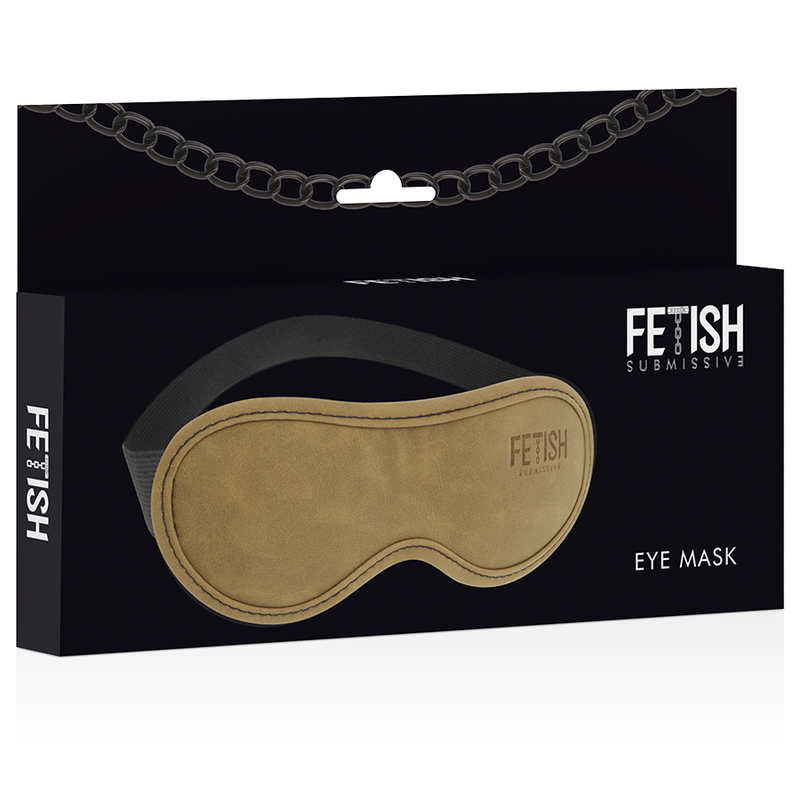 FETISH SUBMISSIVE ORIGEN - MSCARA DE COURO VEGANO COM FORRO DE NEOPRENE