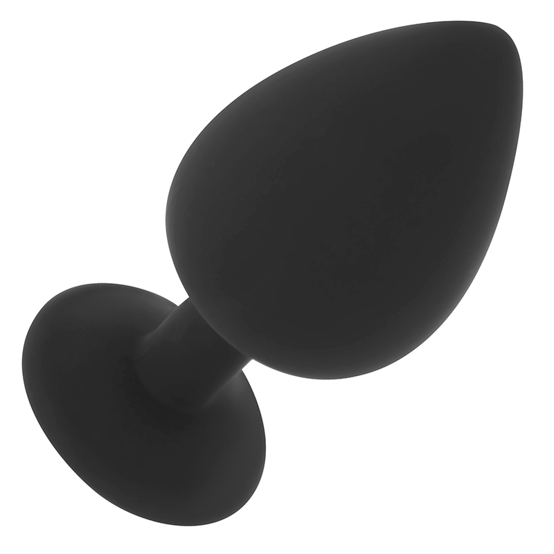 OHMAMA - PLUG ANAL DE SILICONE DIAMANTE TAMANHO M 8 CM