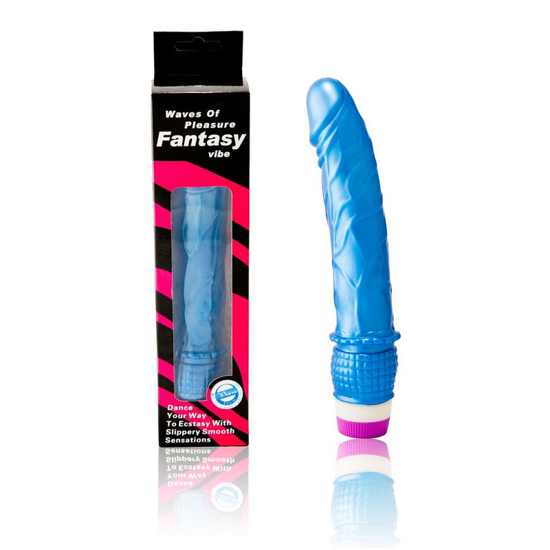 BAILE - VIBRADOR WAVES OF PLEASURE 23 CM AZUL