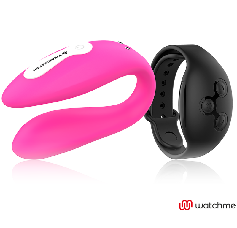 WEARWATCH - VIBRADOR WATCHME DUAL TECHNOLOGY FÚCSIA/AZABACHE